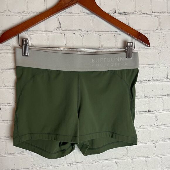 BuffBunny  Collection Green Shorts Large - Picture 1 of 7